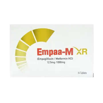 Picture of Empaa M Xr 12.5/1000mg Tab 7x2s